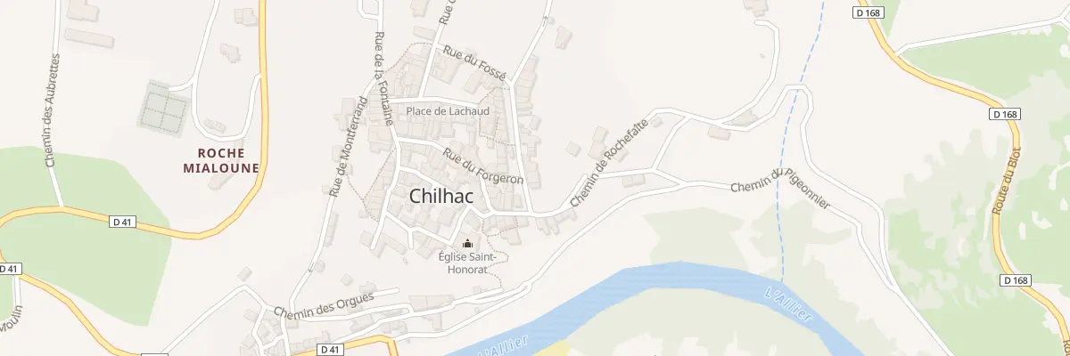 Plan du 5206 Le Bourg à Chilhac