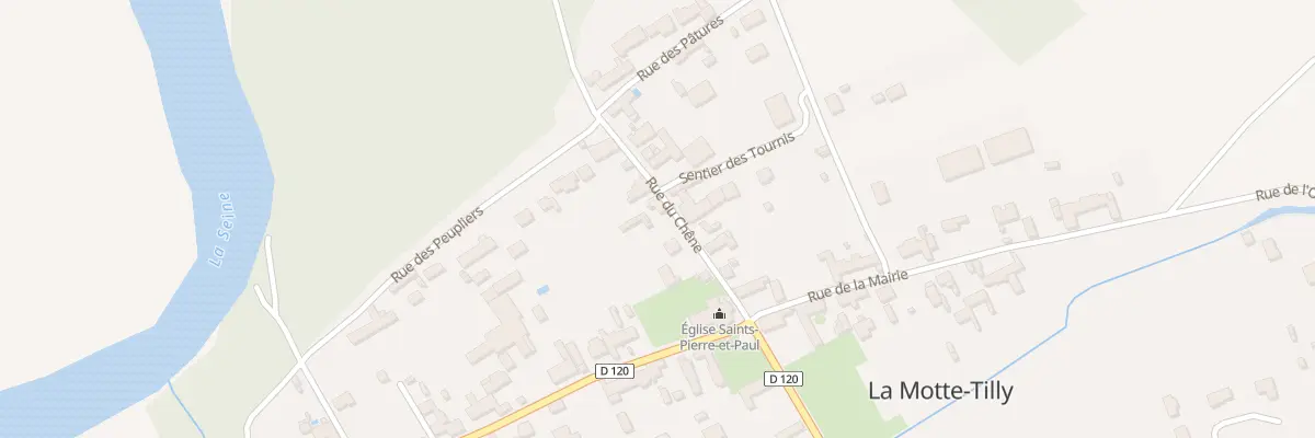 Plan du 3 Rue du Chêne à La Motte-Tilly