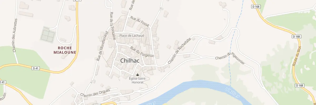 Plan du 5009 Le Bourg à Chilhac