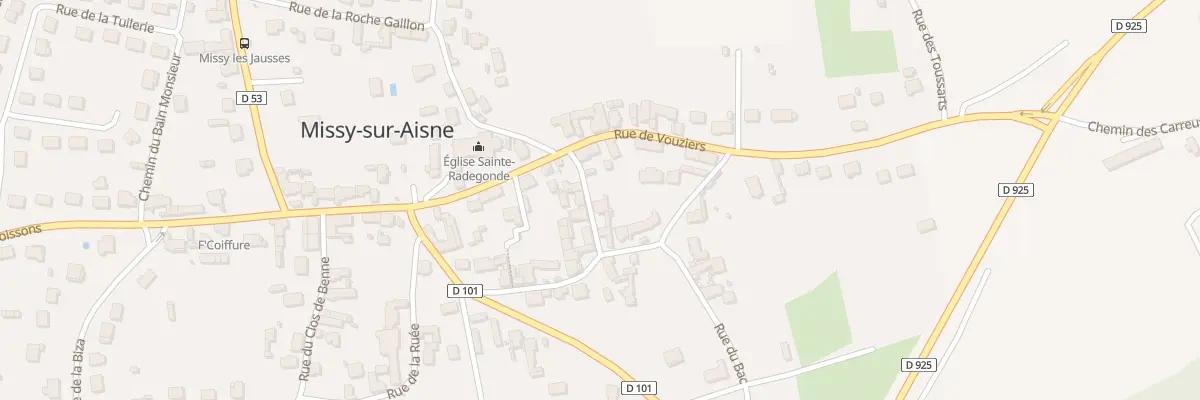Plan du 3 Rue du Puits Sablon à Missy-sur-Aisne