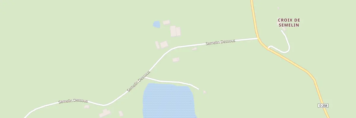 Plan du 1 Semelin Dessous à Billy-Chevannes