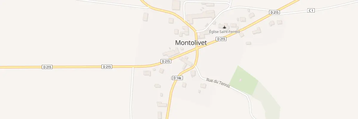 Plan du 5 Rue d’Onoz à Montolivet