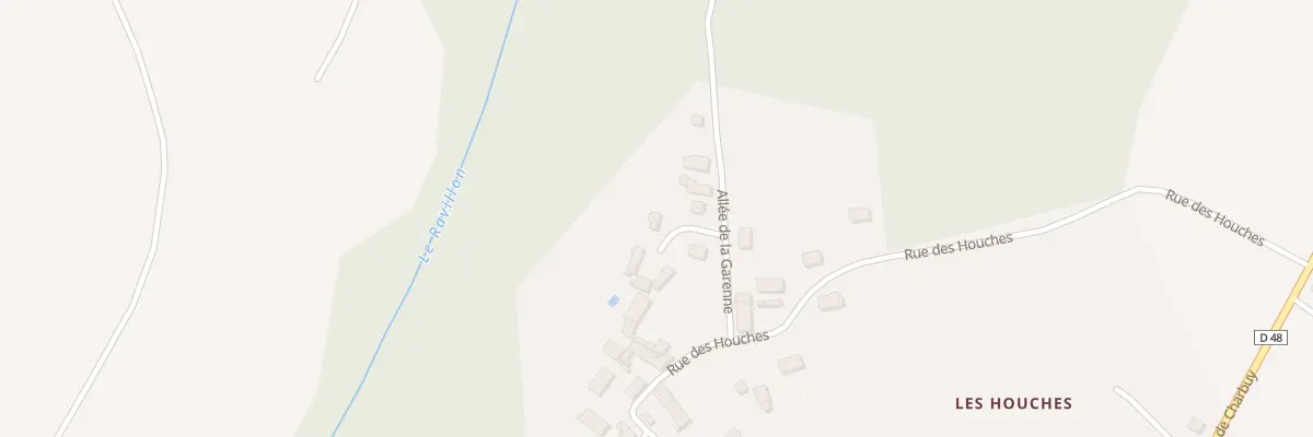 Plan du 7 All de la Garenne à Lindry