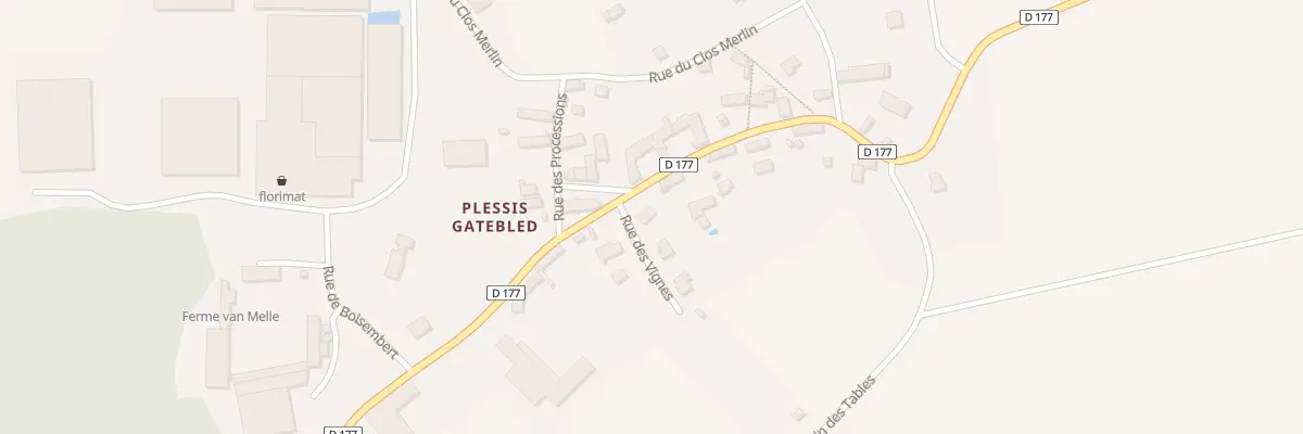 Plan du 110A Plessis Gatebled à La Louptière-Thénard