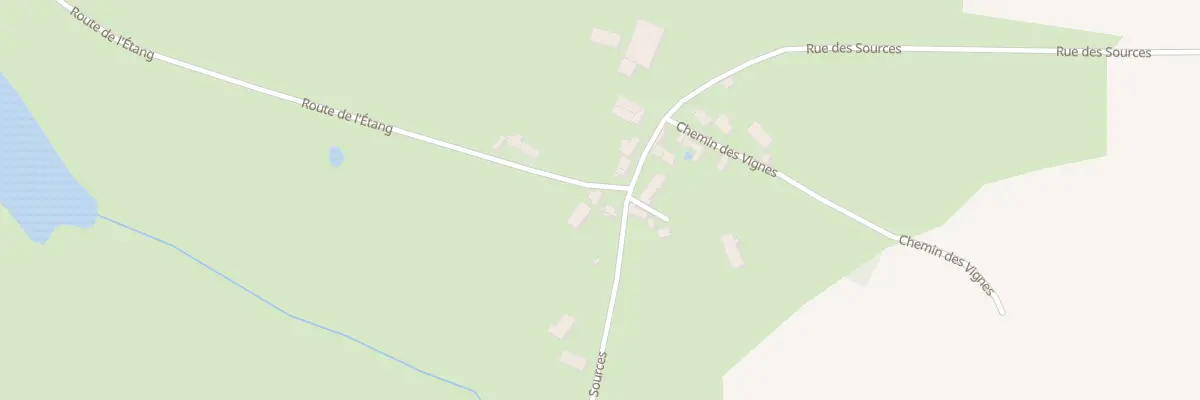 Plan du 2 Rte de l’Étang à Bona