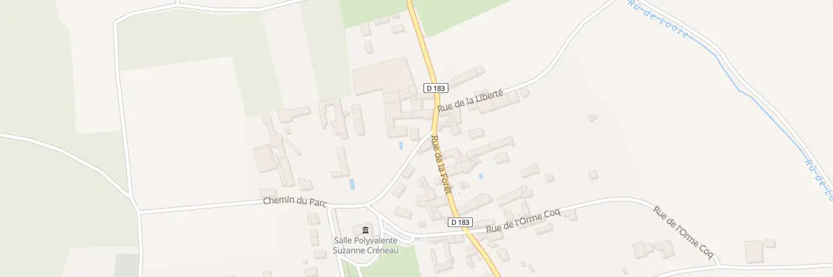 Plan du 25 Rue de la Forêt à Looze