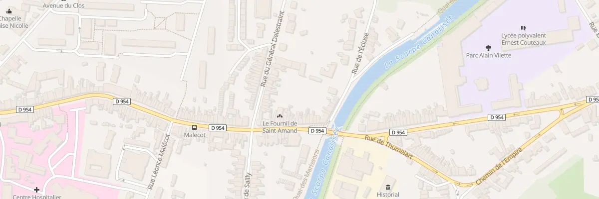 Plan du 153 Rue Louise de Bettignies à Saint-Amand-les-Eaux