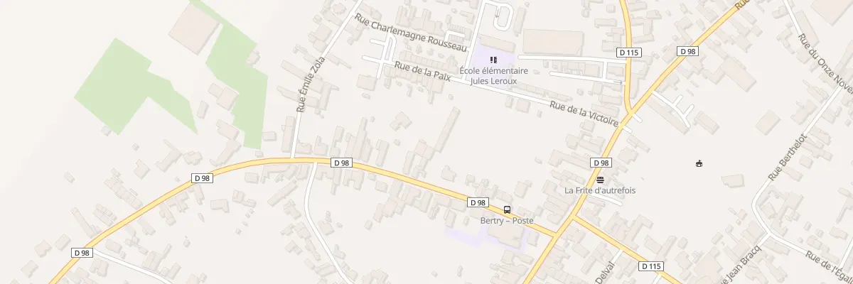 Plan du 20 Rue Delory à Bertry