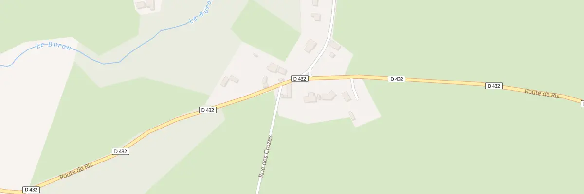 Plan du 6 Rte de Ris à Mons