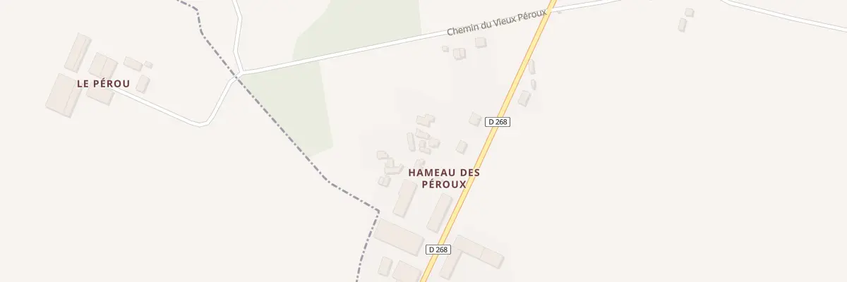 Plan du 5 Ham du Peroux à Rongères