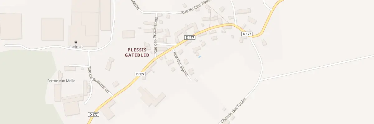 Plan du 110B Plessis Gatebled à La Louptière-Thénard