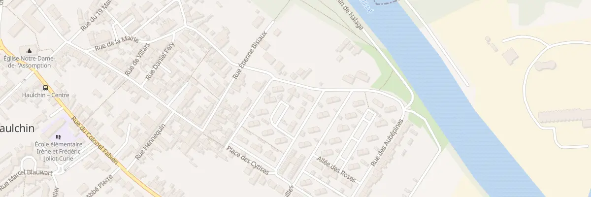 Plan du 94 Rue des Violettes à Haulchin