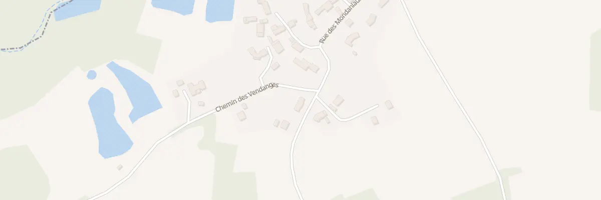 Plan du 1 Che des Vendanges à Orléat
