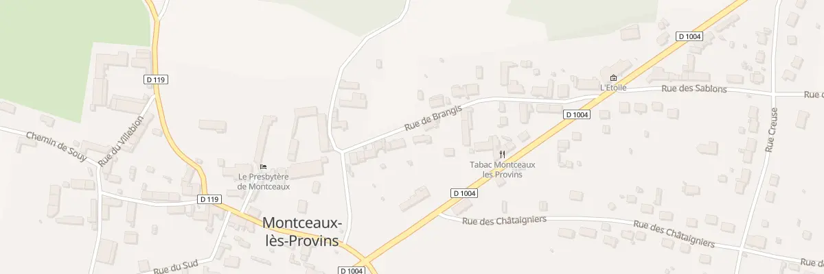 Plan du 14 Rue de Brangis à Montceaux-lès-Provins