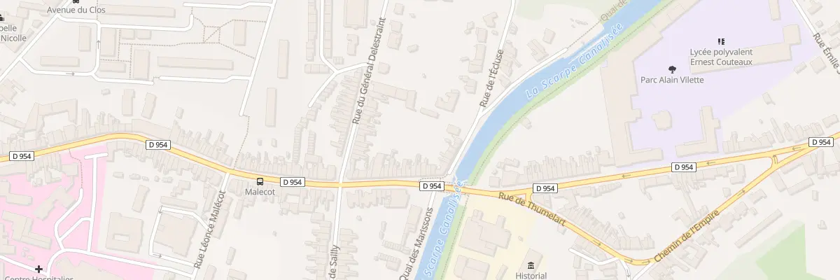 Plan du 159 Rue Louise de Bettignies à Saint-Amand-les-Eaux