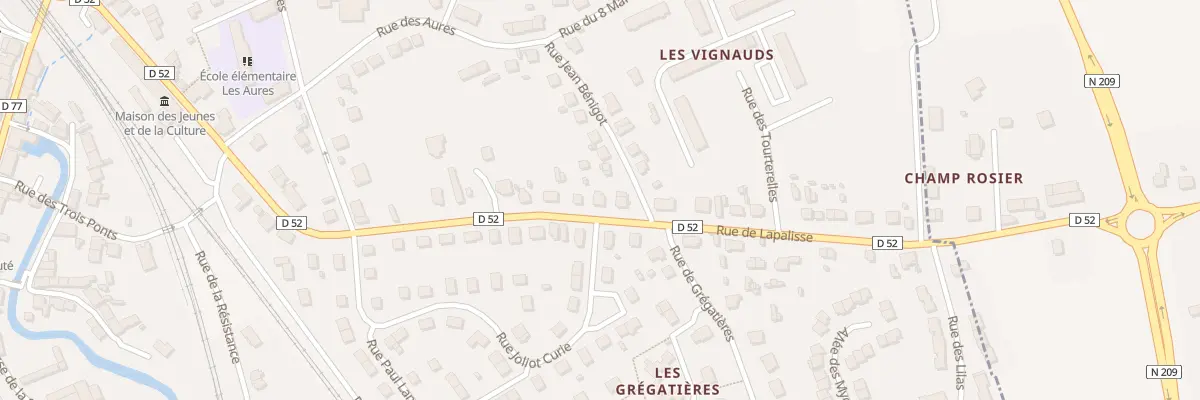 Plan du 37 Rue de Lapalisse à Saint-Germain-des-Fossés
