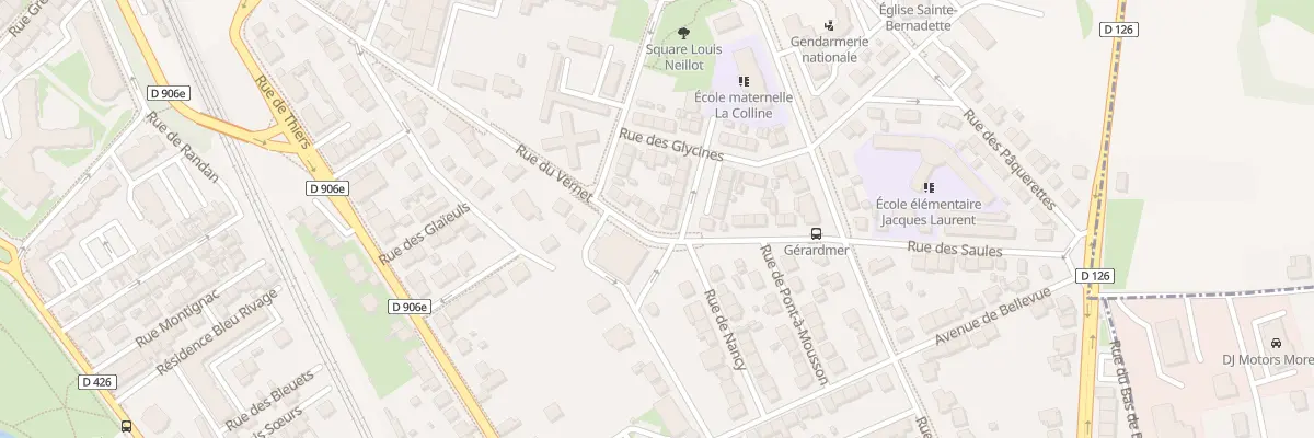 Plan du 35 Rue du Vernet à Vichy