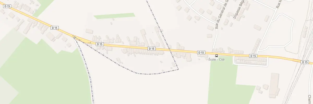 Plan du 174 Rue de la République à Maretz