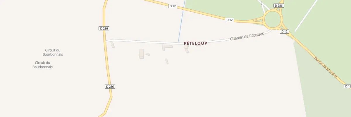 Plan du 5223 Peteloup à Montbeugny