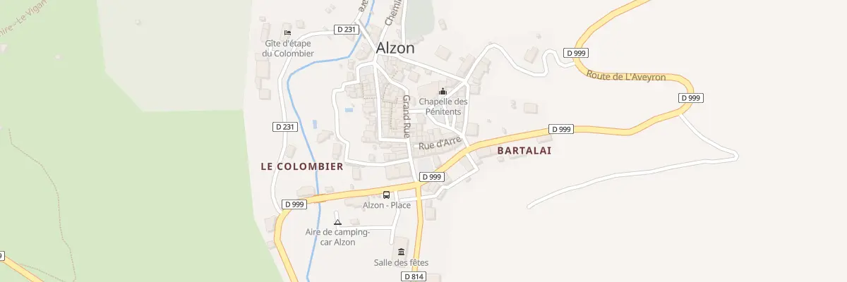 Plan du 5093 Le Village à Alzon