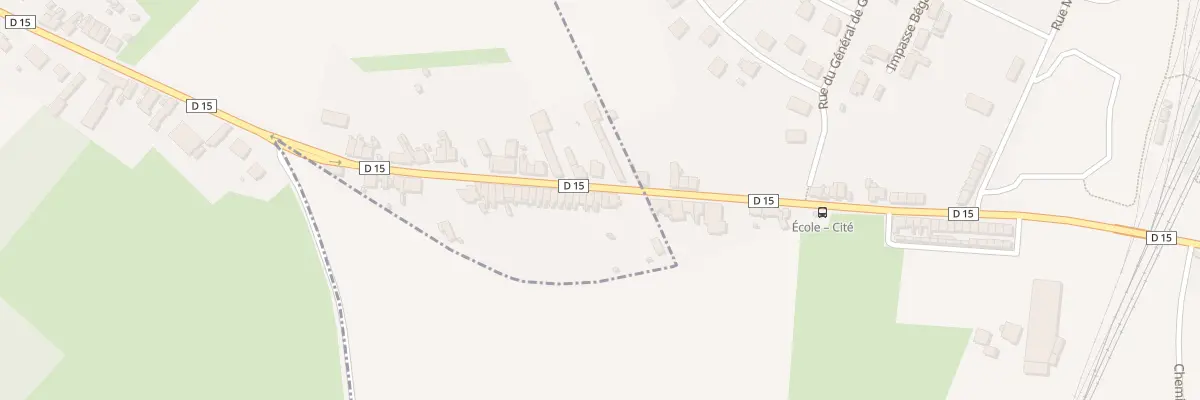 Plan du 176 Rue de la République à Maretz