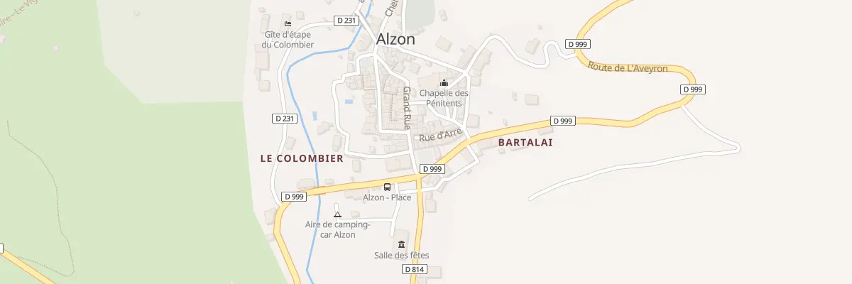 Plan du 5101 Le Village à Alzon