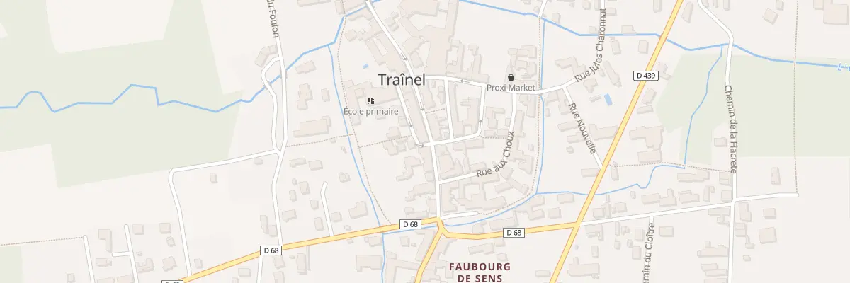 Plan du 15 Rue Saint Antoine à Traînel