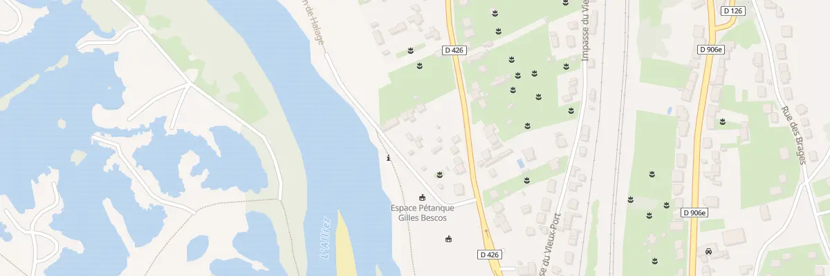 Plan du 4 Che de Halage à Abrest