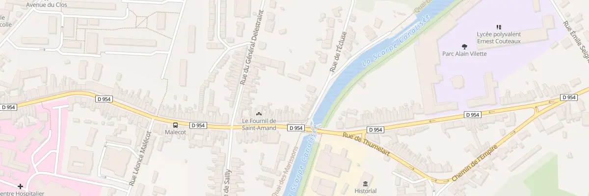 Plan du 163 Rue Louise de Bettignies à Saint-Amand-les-Eaux