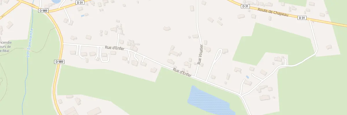 Plan du 22 Rue d’Enfer à Neuilly-le-Réal