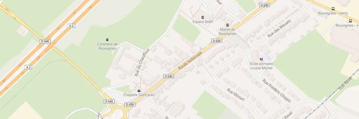 Plan du 15 Rte Nationale à Rouvignies