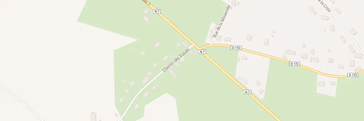 Plan du 3 Chem des Essues à Rongères