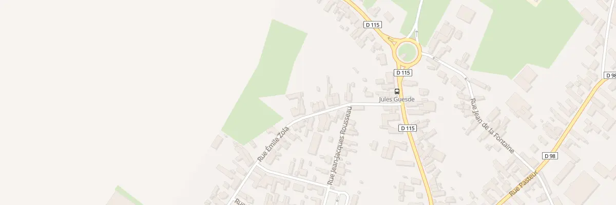 Plan du 33 Rue Emile Zola à Bertry