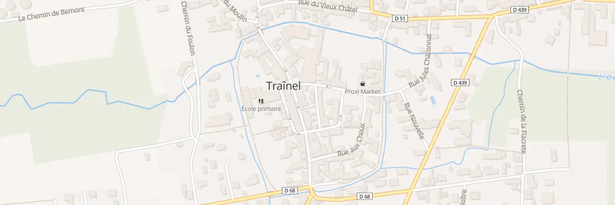 Plan du 22 Rue Saint Antoine à Traînel