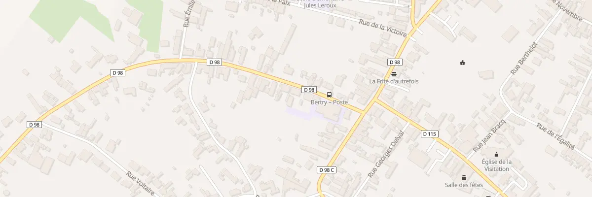 Plan du 3 Rue Delory à Bertry
