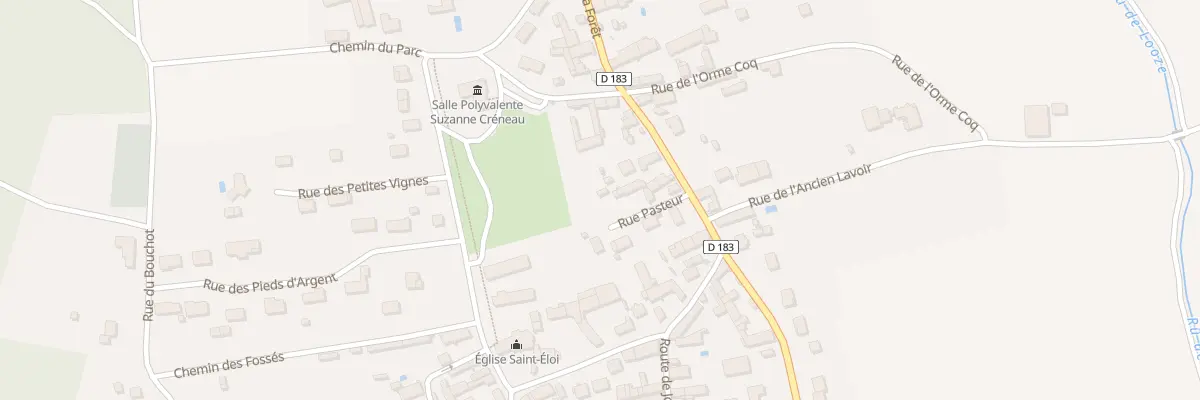 Plan du 9 Rue de la Forêt à Looze