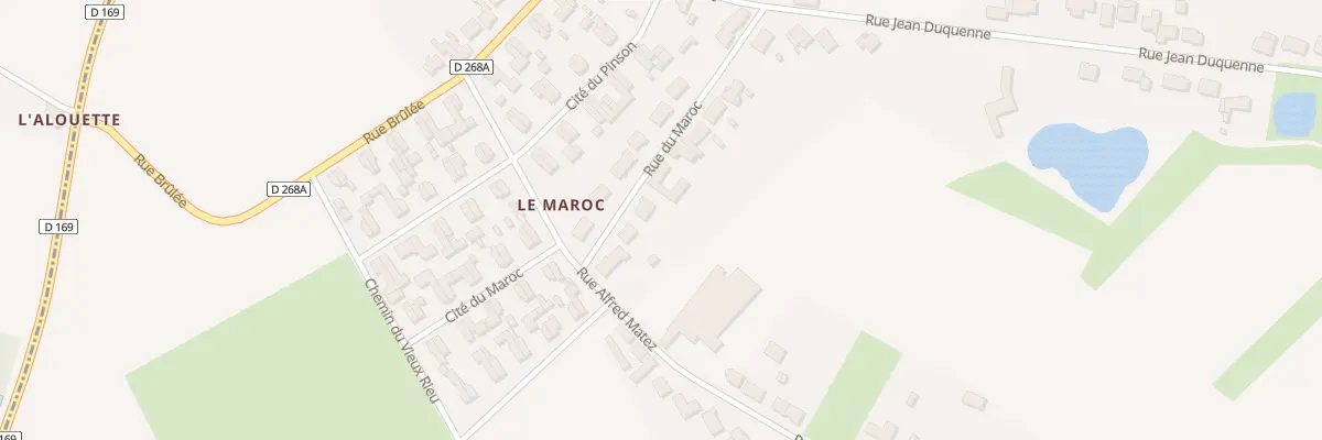 Plan du 157 Rue du Maroc à Thun-Saint-Amand