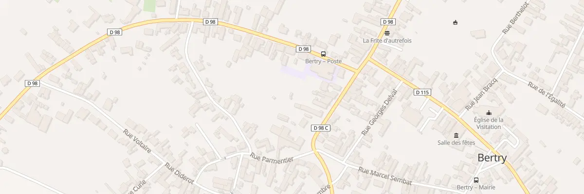 Plan du 35 Rue de la République à Bertry