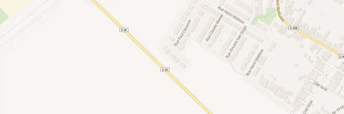 Plan du 3 Rue Quentin de la Tour à Thiant