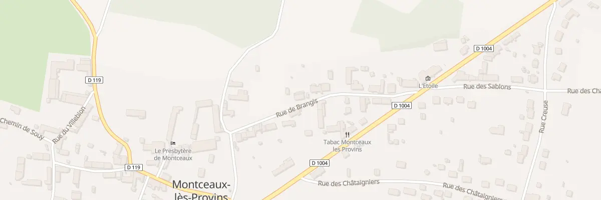 Plan du 5 Rue de Brangis à Montceaux-lès-Provins