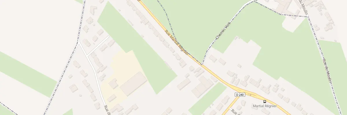 Plan du 50 Rue Martial Regnier à Oisy