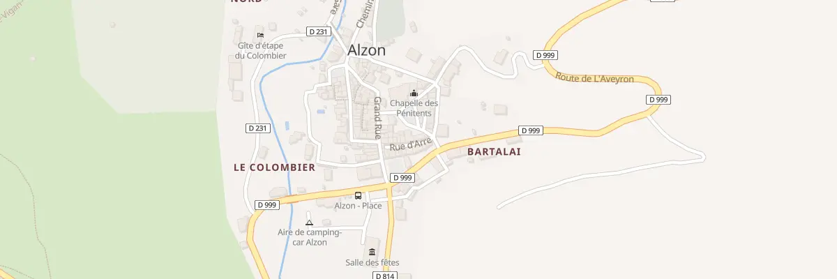 Plan du 5087 Pl de l’Eglise à Alzon