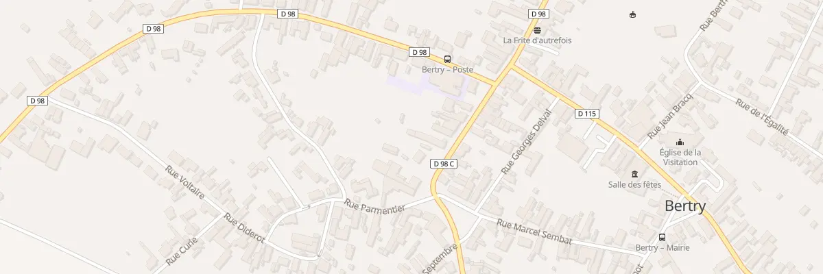 Plan du 37 Rue de la République à Bertry