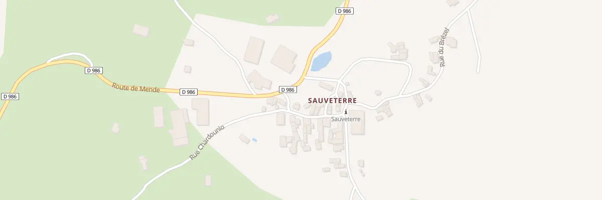 Plan du 6141 Sauveterre à Gorges du Tarn Causses