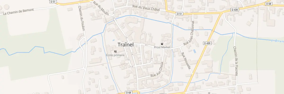 Plan du 6 Rue Girbe Vajou à Traînel