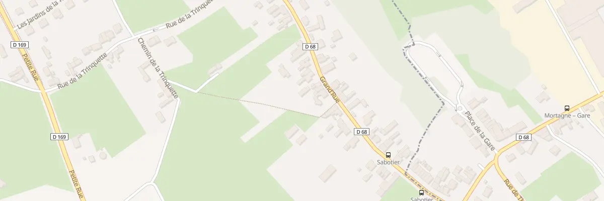 Plan du 880 Grand Rue à Maulde