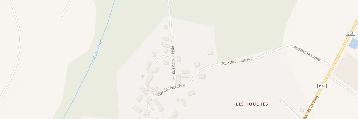 Plan du 4 All de la Garenne à Lindry