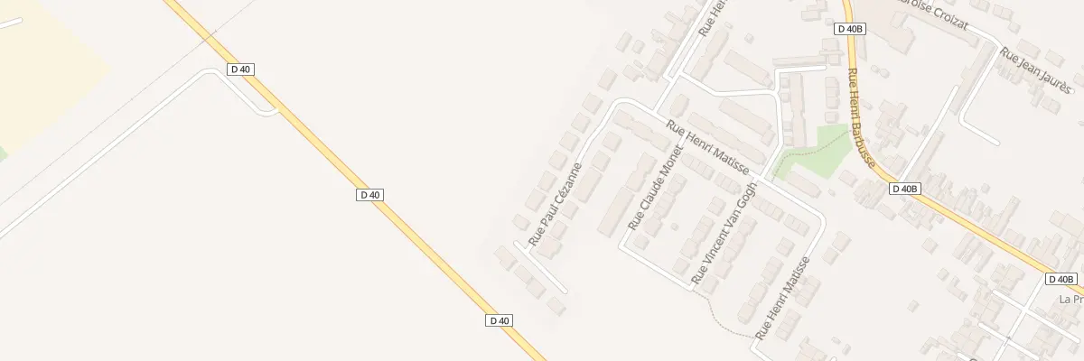 Plan du 19 Rue Paul Cézanne à Thiant