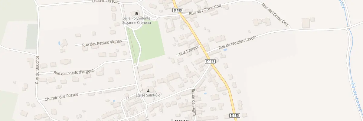 Plan du 3 Rue Pasteur à Looze