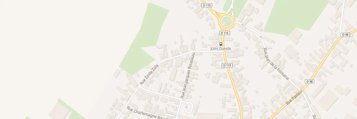 Plan du 32 Rue Emile Zola à Bertry